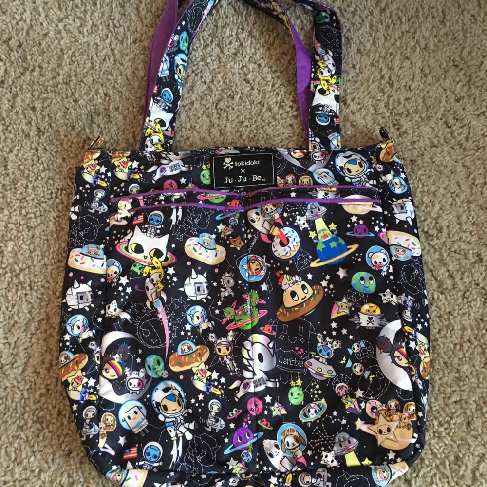 Tokidoki Tote Bag-Space Pattern